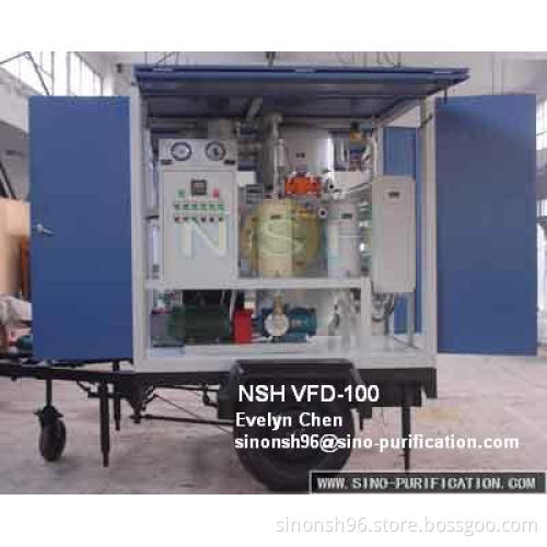 Mobile, Vacuum Transformer Oil Treatment plant, Oil Filtration, Oil Purification, oil purifier, oil regeneration trailer